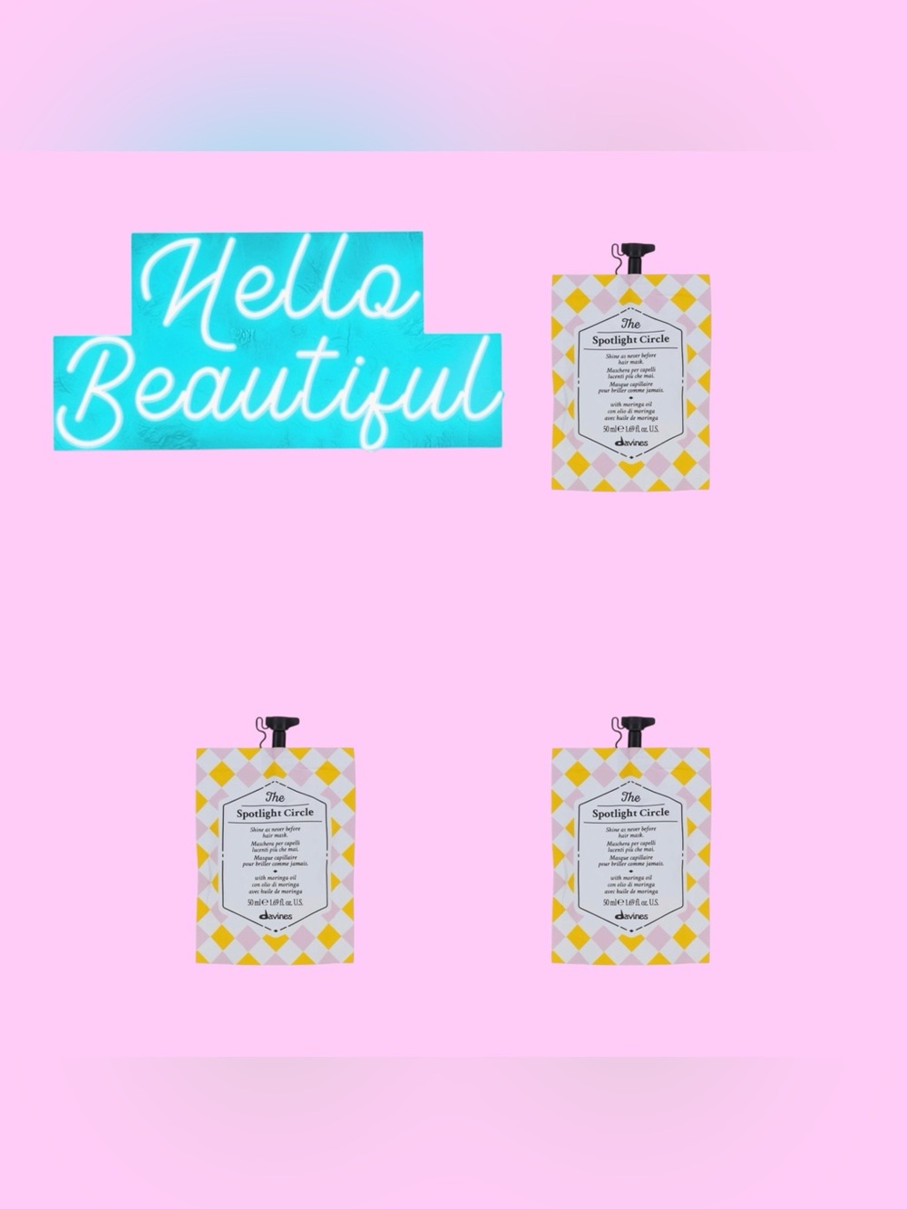 3 Davines The Spotlight Circle Mask For Shine Like Never Before For Dull Hair